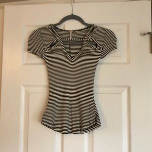 Free People Striped Top